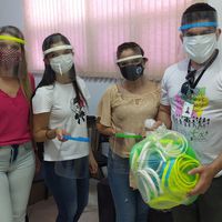 COVID-19 | O IFMT de Campo Novo do Parecis realizou na semana passada a distribuição de máscaras de tecidos, jalecos, protetores faciais, álcool 70% glicerinado e sabão líquido para entidades do município