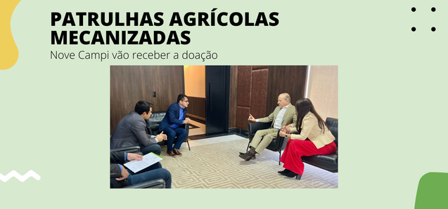 Nove campi do IFMT receberão patrulhas agrícolas mecanizadas